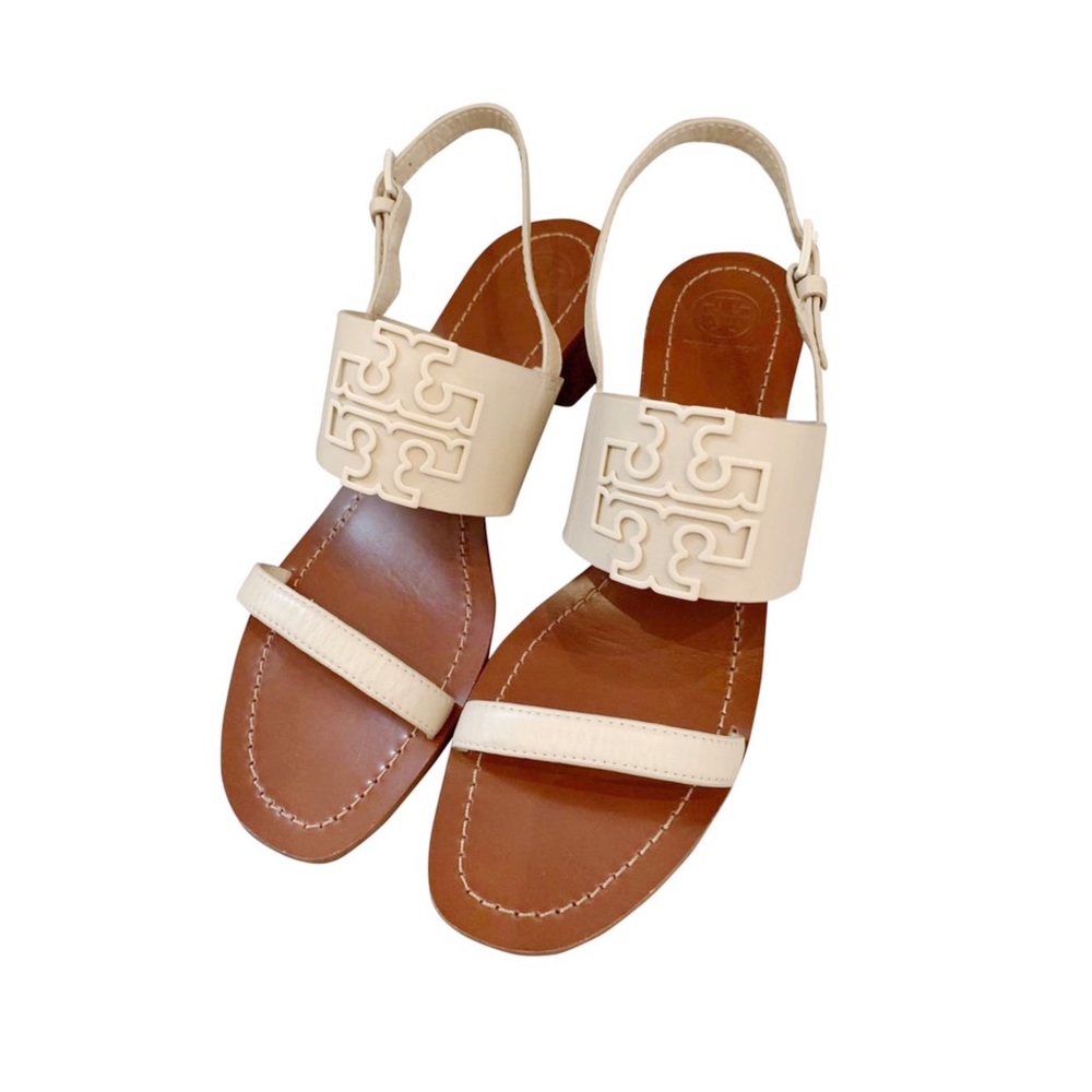 ♥️Tory Burch Logo Slingback Sandal - Picture 1 of 5